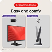 LG מסך''24 Full HD 100hz IPS  ביחס 16:9 עם חיבור ™USB Type-C , easy and comfy, 24MS530B-B, thumbnail 14