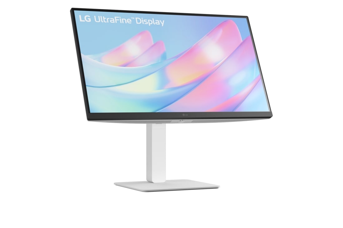 LG מסך ''27 ™4K UHD UltraFine IPS תומך ™HDR10 / FreeSync ארגונומי ביחס 16:9, מבט צד בזווית 15+ מעלות עם הטיה, 27US550-W, thumbnail 11