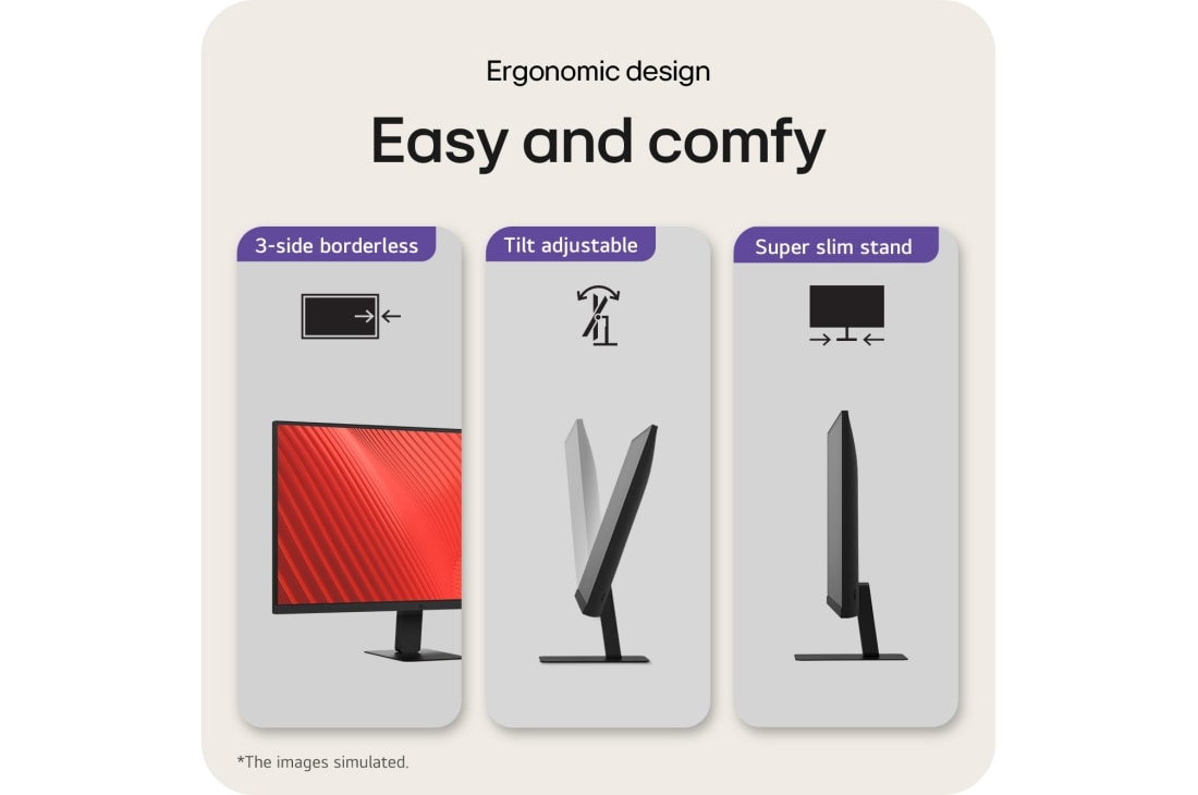 LG מסך '27 QHD 100hz IPS מתכוונן עם USB-C ביחס 16:9, easy and comfy, 27U631A-B, thumbnail 17