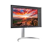 LG מסך ''27 UHD 4K IPS תומך VESA DisplayHDR™ 400 /עם ™USB Type-C ביחס 16:9, מבט צד בזווית 15+ מעלות, 27UP850K-W, thumbnail 3