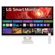 LG צג חכם של LG בגודל 31.5 אינץ', 4K UHD עם webOS, מבט קדמי, 32U721SA-W, thumbnail 2