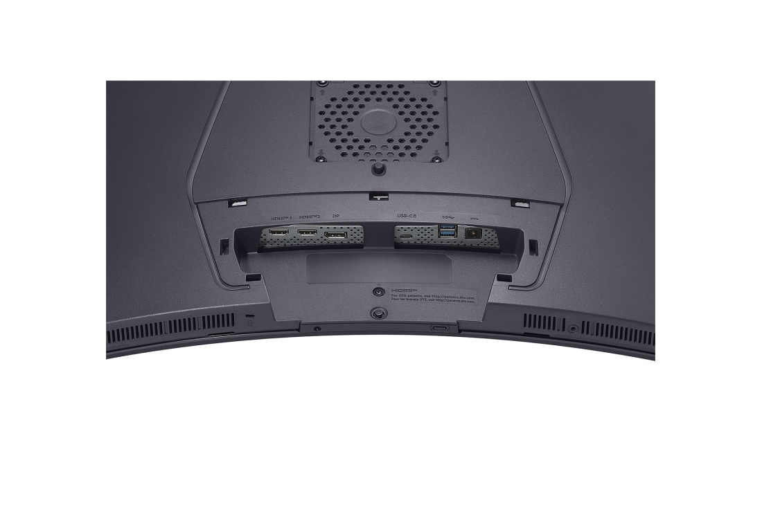 LG מסך גיימינג LG UltraGear™ OLED בגודל 45 אינץ' Dual-Mode ברזולוציית 5K2K | זמן תגובה 0.03ms (GtG), בס עשיר (10W×2), DisplayHDR True Black 400‏, ‎DP 2.1 ו-USB-C, תקריב של היציאות, 45GX950A-B, thumbnail 13