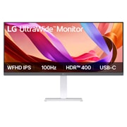 LG מסך ‏UltraWide 34 LG אינץ’ IPS ב 21:9 ברזולוציית WFHD ‏, מבט קדמי, 34U530A-W, thumbnail 1