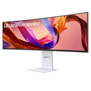 LG Home LG UltraWide™ 49” Dual QHD Nano IPS 144 Hz  קעור, מבט צד בזווית °‏15- מעלות, 49U950A-W, thumbnail 2