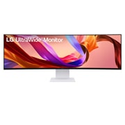 LG Home LG UltraWide™ 49” Dual QHD Nano IPS 144 Hz  קעור, מבט קדמי, 49U950A-W, thumbnail 4