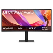 LG מסך LG UltraWide 34  '' IPS WQHDביחס 21:9, מבט קדמי על צג ultrawide, 34U650A-B, thumbnail 1