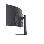LG מסך גיימינג LG UltraGear™ 45” OLED WQHD   קעור 240 Hz 0.03 ms (GtG)  תומך ב- DisplayHDR™ True Black 400, USB-C, מבט אחורי כשהתאורה כבויה, 45GX900A-B, thumbnail 6