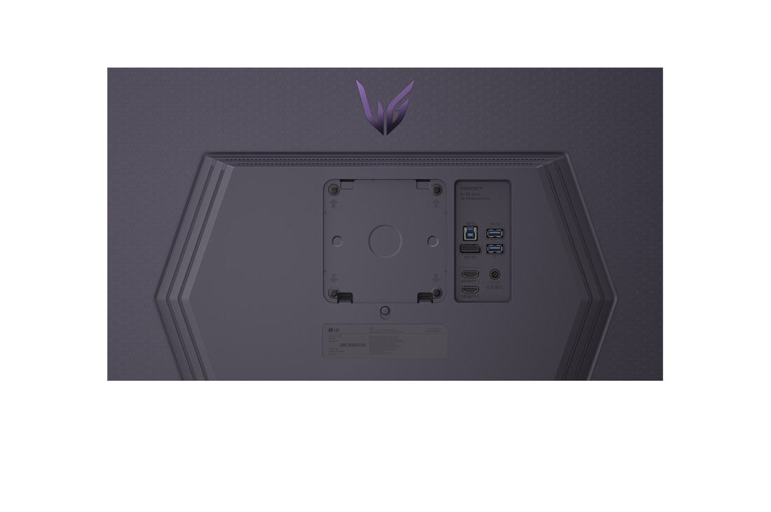 LG צג גיימינג 27 אינץ' LG UltraGear™ G8 4K IPS,‏ UHD 180Hz‏ / FHD 360Hz,‏ 1ms MBR,‏ NVIDIA G-SYNC ו-AMD FreeSync, צג גיימינג 27 אינץ' LG UltraGear™ G8 4K IPS,‏ UHD 180Hz ‏/ FHD 360Hz,‏ 1ms MBR,‏ NVIDIA G-SYNC ו-AMD FreeSync‎, תקריב של הסמל האחורי, 27G810A-B, 27G810A-B, thumbnail 14