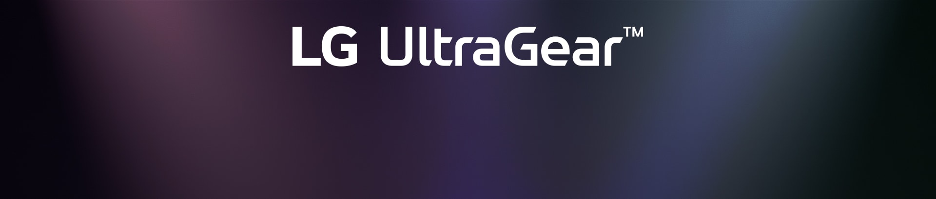 לוגו UltraGear™ בחדר עתידני עם תאורה ניאון.