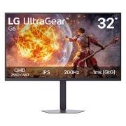 LG צג גיימינג LG UltraGear™ G6, QHD 200Hz בגודל 32 אינץ', צג גיימינג LG LG UltraGear™ G6 QHD,‏ 200Hz,‏ 1ms,‏ HDR ‏400,‏ AMD FreeSync™ Premium בגודל 27 אינץ', מבט מהצד בזווית של ‎-15 מעלות, 32G620B-B, 32G620B-B, thumbnail 2