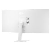 LG צג LG SMART Monitor WQHD קעור בגודל 34 אינץ' לסטרימינג של 34U601SA עם webOS, מבט אחורי מימין, 34U601SA-W, thumbnail 9