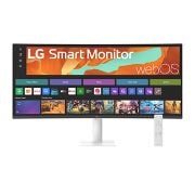 LG צג LG SMART Monitor WQHD קעור בגודל 34 אינץ' לסטרימינג של 34U601SA עם webOS, 34U601SA-W, thumbnail 14