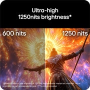 LG מסך גיימינג 27'' LG UltraGear evo GM9 Hyper Mini LED 5K , השוואת מסך מפוצל המציגה בהירות משופרת, להדגשת תמונות מלאות חיים ומפורטות יותר, 27GM950B-B, thumbnail 6