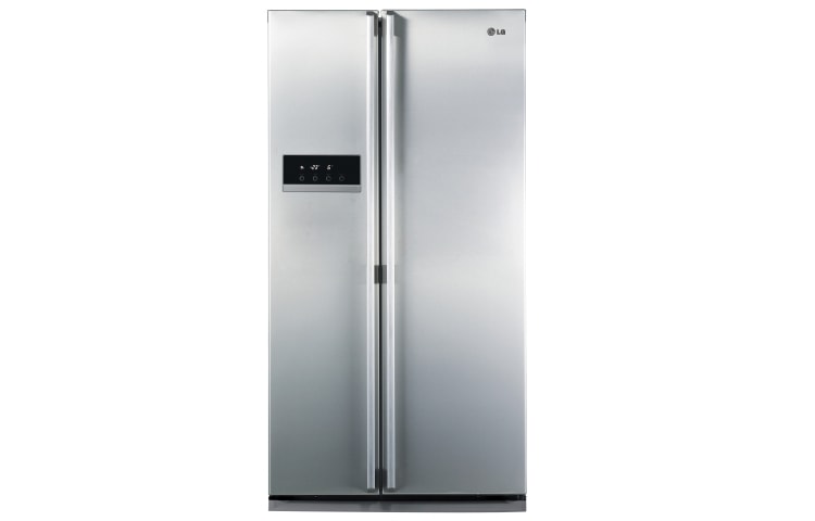 LG מקרר דלת לצד דלת 563 ליטר בצבע כסף, GC-B217BSQX