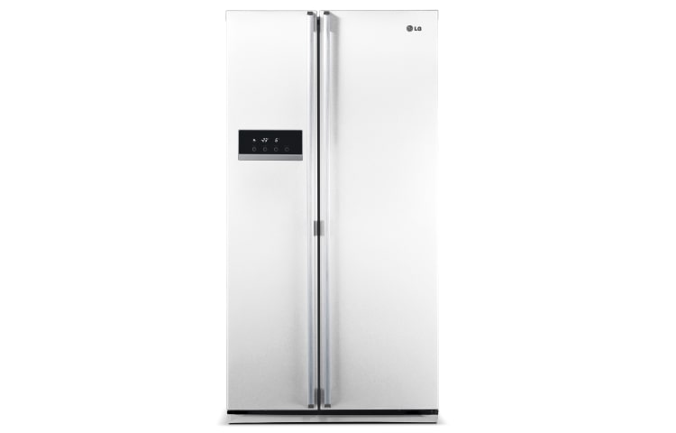 LG מקרר דלת לצד דלת 563 ליטר בצבע לבן, GC-B217BVQW