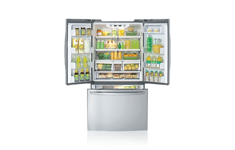 LG מקרר 730 ליטר 3 דלתות בסגנון צרפתי, GR-B259STA, thumbnail 2