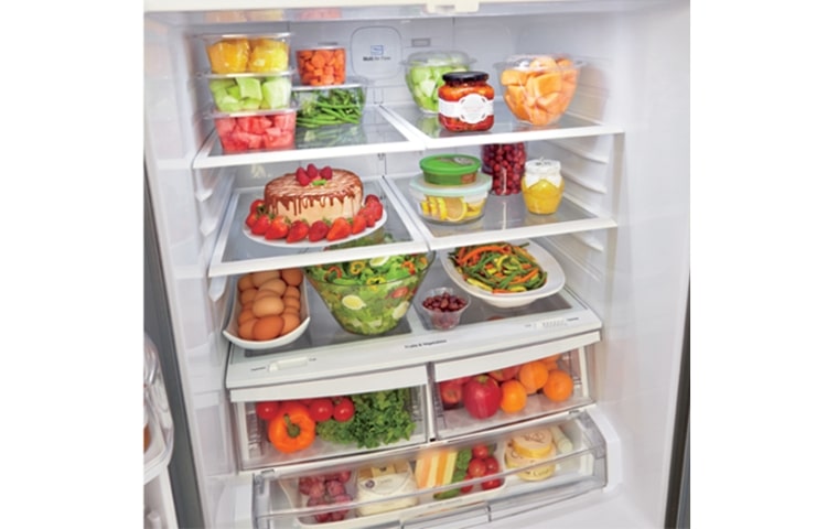 LG מקרר 3 דלתות בנפח 629 ליטר, GR-F229RNK, thumbnail 2