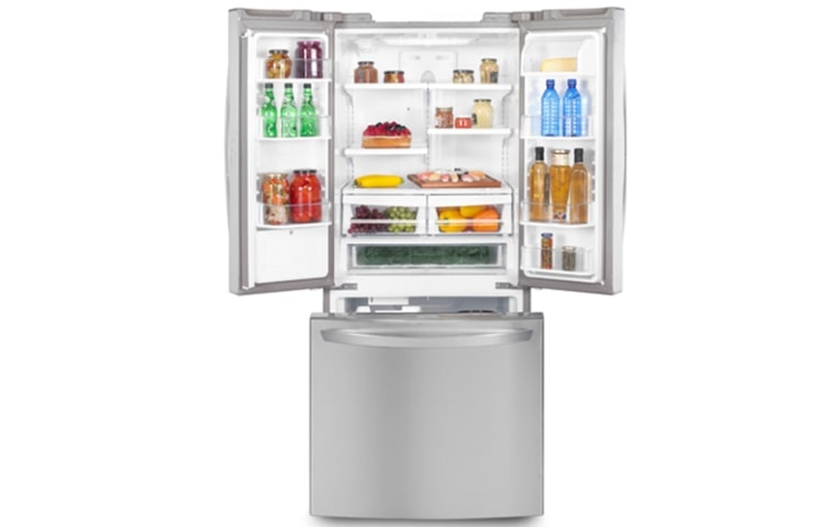 LG מקרר 3 דלתות בנפח 629 ליטר, GR-F229RNK, thumbnail 3