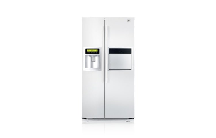 LG 545 ליטר Side by Side עם מערכת לייצור קוביות קרח מותקנת בדלת, GR-P249SVJ-W