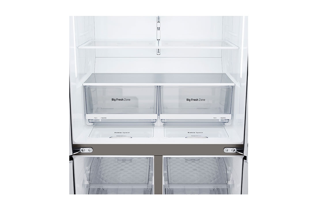 LG מקרר 4 דלתות בנפח 664 ליטר, GR-B718XL, GR-B718MB, thumbnail 5