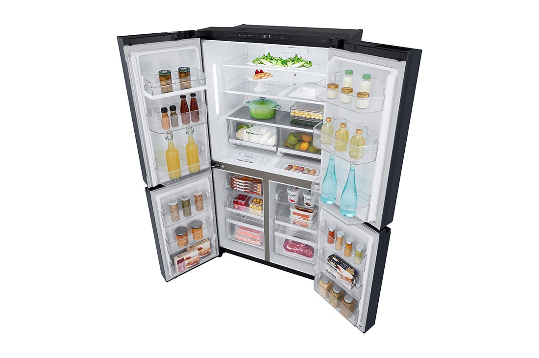 LG מקרר 4 דלתות בנפח 664 ליטר, GR-B718XL, GR-B718MB, thumbnail 10