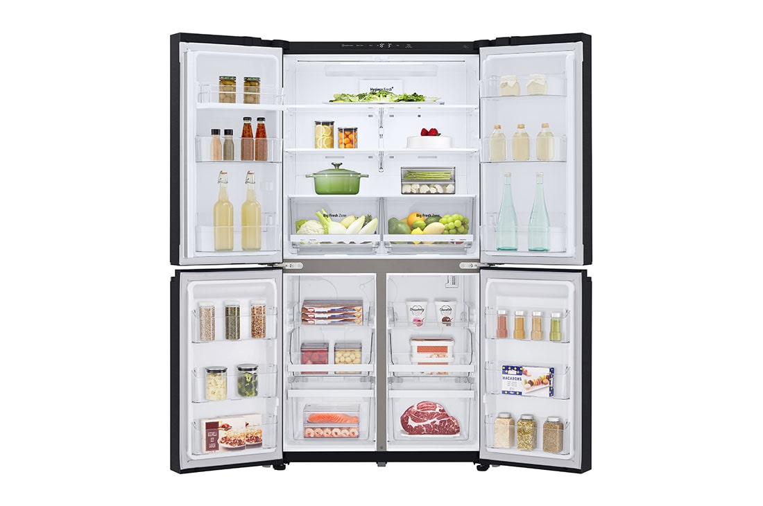 LG מקרר 4 דלתות בנפח 664 ליטר, GR-B718XL, GR-B718MB, thumbnail 4