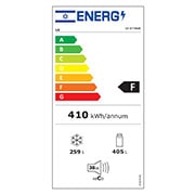 LG מקרר 4 דלתות בנפח 664 ליטר, Energy label, GR-B718MB, thumbnail 14