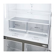 LG מקרר 4 דלתות בנפח 664 ליטר, GR-B718XL, GR-B718MB, thumbnail 6