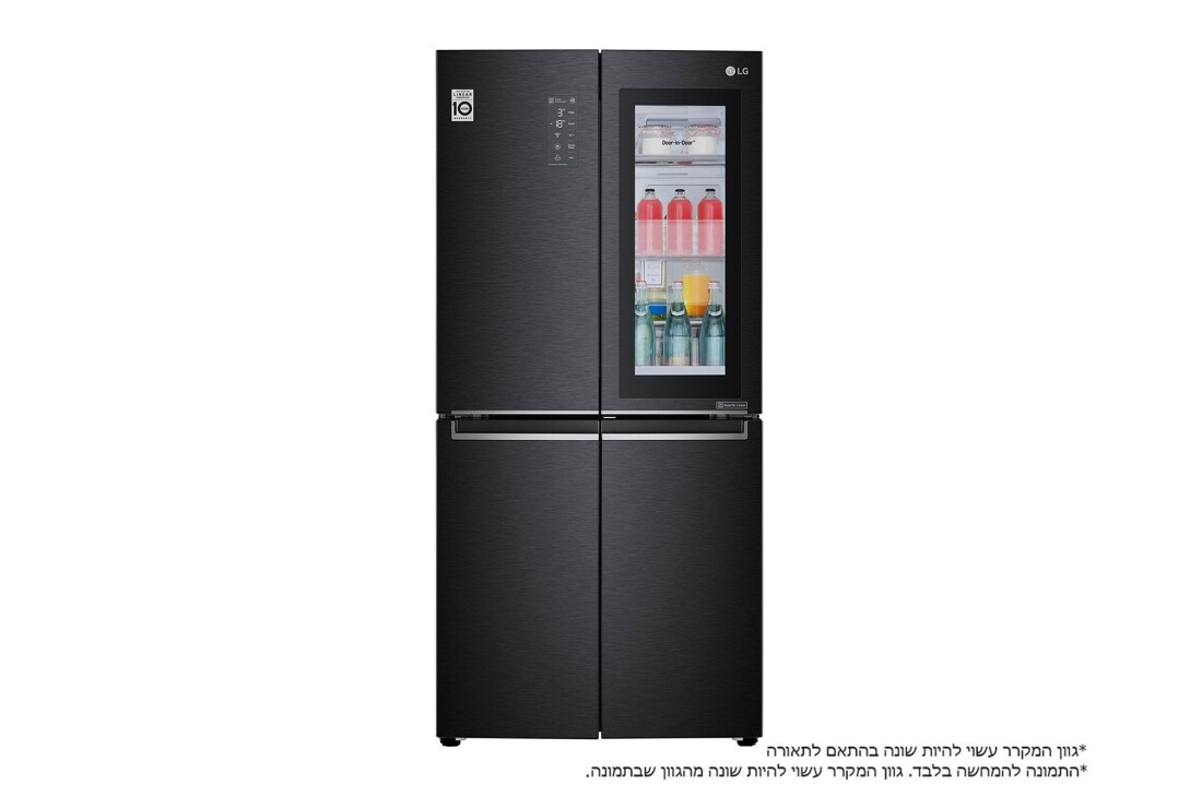 LG  מקרר 4 דלתות בנפח 595 ליטר, GR-628BINS, GR-628BINS