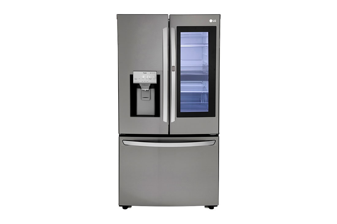 LG InstaViewמקרר 3 דלתותמקפיא תחתון772 ליטר LG ישראל