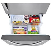 LG מקרר מקפיא תחתון בנפח 720 ליטר, Top view Freezer detail , GM-859RSCE, thumbnail 9