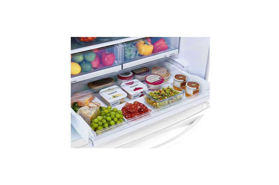 LG מקרר מקפיא תחתון בנפח 720 ליטר, Pull out tray, GM-859RWCE, thumbnail 5