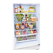 LG מקרר מקפיא תחתון בנפח 720 ליטר, Refrigerator detail With food, GM-859RWCE, thumbnail 6