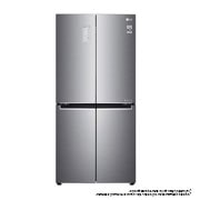 LG  מקרר 4 דלתות בנפח 530 ליטר, Front View, GR-B618SE, thumbnail 1