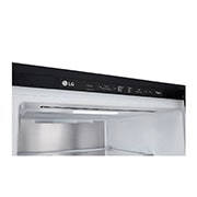 LG מקרר מקפיא תחתון 344 ליטר, זכוכית לבנה, צג, GR-B374WG, thumbnail 5