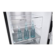 LG מקרר מקפיא תחתון 344 ליטר, זכוכית לבנה, פרט פנימי 2, GR-B374WG, thumbnail 6