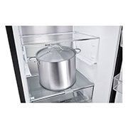 LG מקרר מקפיא תחתון 344 ליטר, זכוכית לבנה, פרט פנימי 4, GR-B374WG, thumbnail 8