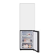 LG מקרר מקפיא תחתון 344 ליטר, זכוכית לבנה, משמאל פתוח מלמטה, GR-B374WG, thumbnail 12
