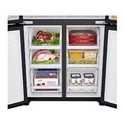 LG מקרר 4 דלתות בנפח 530 ליטר, Freezer detail, GR-608WEDID, thumbnail 10