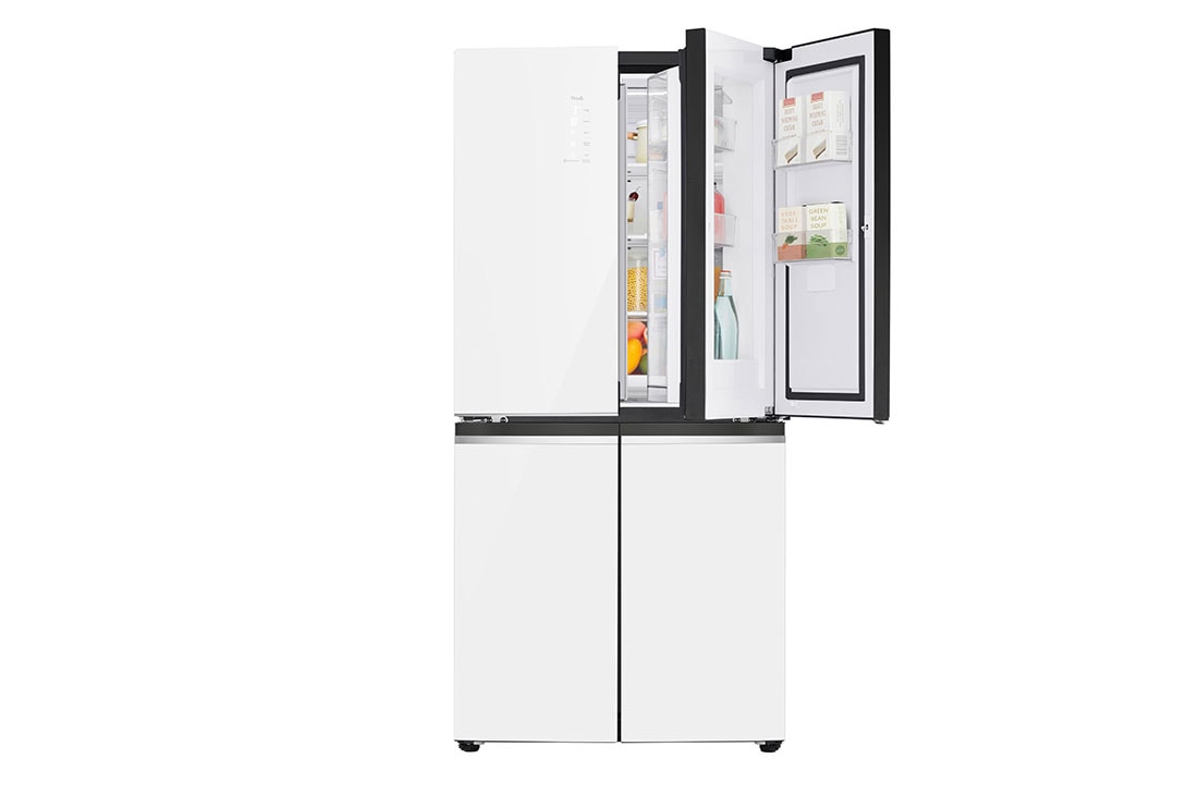 LG מקרר 4 דלתות בנפח 530 ליטר, Front Door in Door detail, GR-608WEDID, thumbnail 3