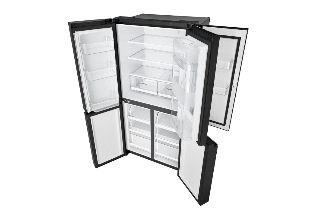 LG מקרר 4 דלתות בנפח 530 ליטר, Top perspective, GR-608WEDID, thumbnail 11