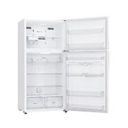 LG מקרר מקפיא עליון בנפח 592 ליטר, left view with door open, GR-M6981WE, thumbnail 8