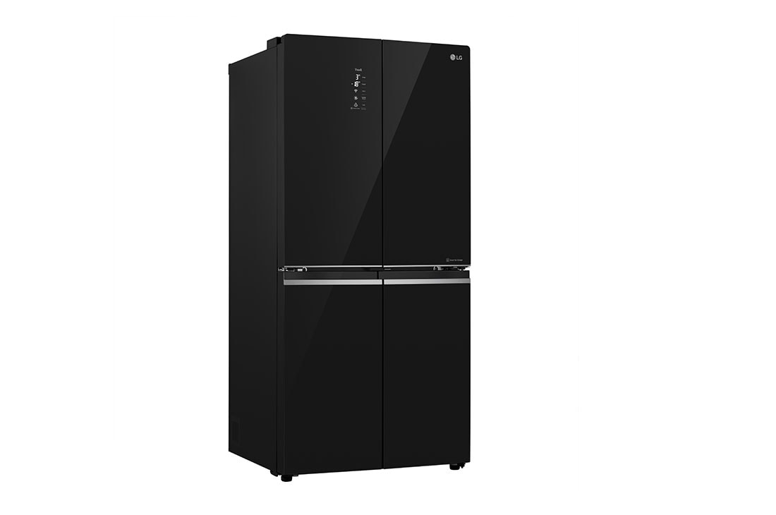 LG  מקרר 4 דלתות בנפח 530 ליטר, Left view, GR-608BEDID, thumbnail 12