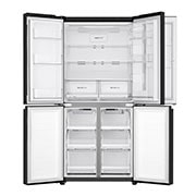 LG  מקרר 4 דלתות בנפח 530 ליטר, Front all door open, GR-608BEDID, thumbnail 4
