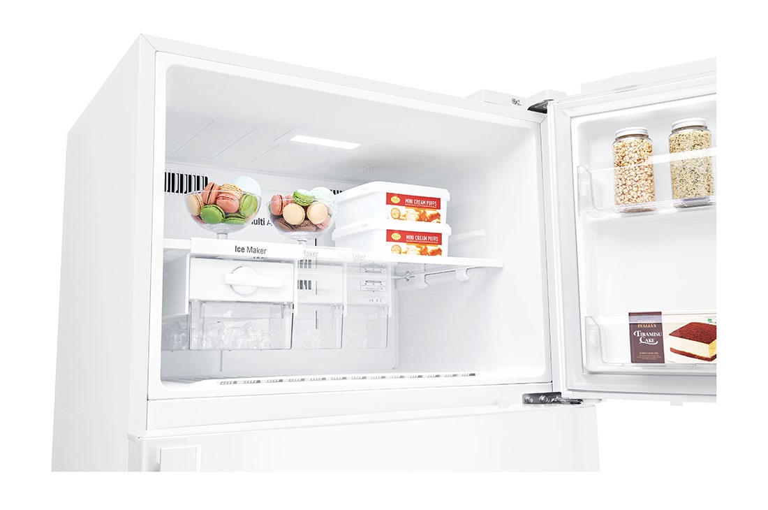 LG מקרר מקפיא עליון בנפח 506 ליטר, Freezer food, GR-M6781WU, thumbnail 5