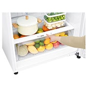LG מקרר מקפיא עליון בנפח 506 ליטר, drawer food, GR-M6781WU, thumbnail 8