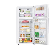 LG מקרר מקפיא עליון בנפח 506 ליטר, left open food, GR-M6781WU, thumbnail 14