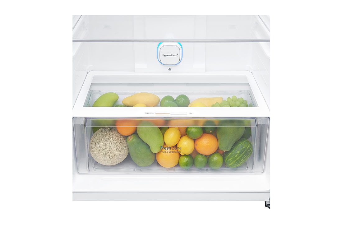 LG מקרר מקפיא עליון בנפח 506 ליטר, open shelves view, GR-M6781BU, thumbnail 8