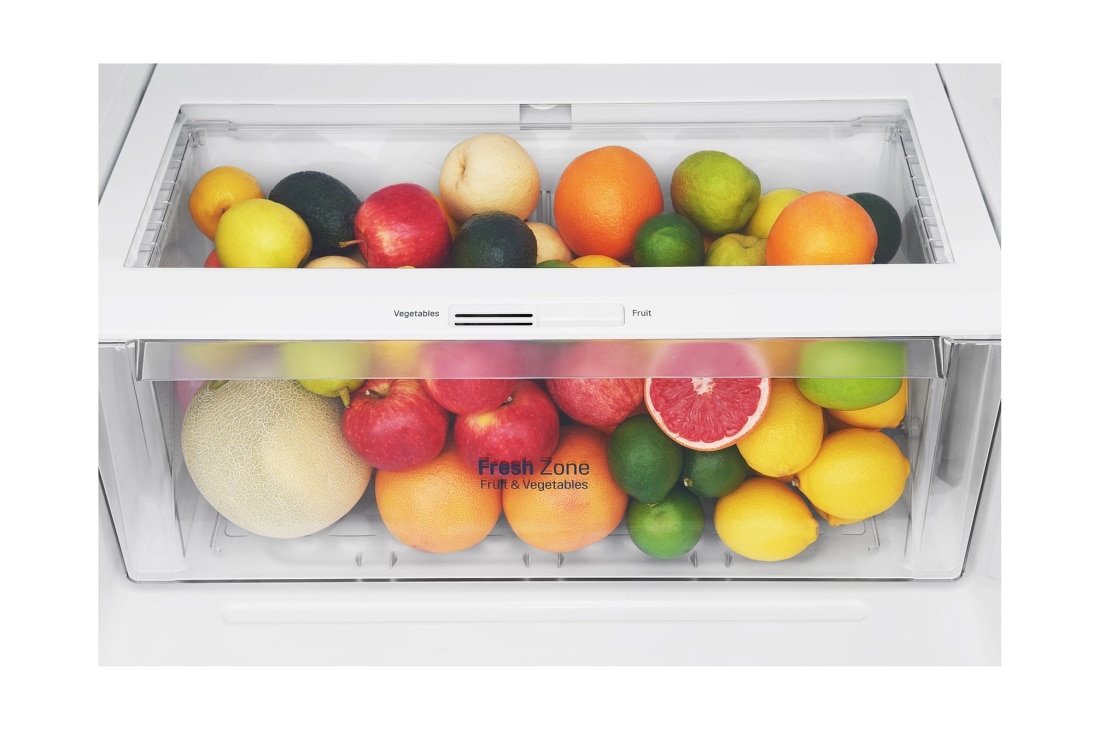 LG מקרר מקפיא עליון בנפח 438 ליטר, fresh zone with fruits, GR-B486IVSU, thumbnail 8