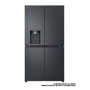 LG נפח 637 ליטר, טכנולוגיית ™UVnano של LG, דלתות בסגנון צרפתי, גימור פלדה שחורה יוקרתי, מבט קדמי, GR-730BDIS, thumbnail 1